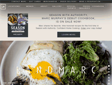 Tablet Screenshot of landmarc-restaurant.com